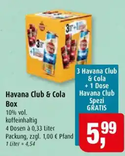 Markant Havana Club & Cola Angebot