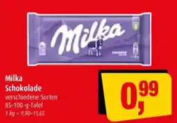 Markant Milka Schokolade Angebot