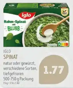 Edeka Struve IGLO SPINAT Angebot