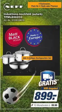 Expert Technomarkt Neff Induktions-kochfeld (autark) TPMLE662C0 Angebot