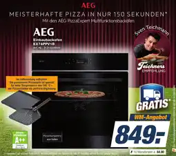 Expert Technomarkt AEG Einbaubackofen EX74PPV1B Angebot