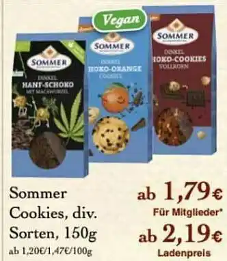 LPG Biomarkt Sommer Cookies Angebot