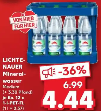 Kaufland LICHTENAUER Mineralwasser Angebot