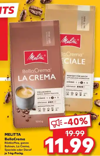 Kaufland Melitta BellaCrema La Crema Angebot