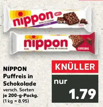 Kaufland NIPPON Pufffreis in Schokolade Angebot