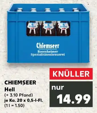 Kaufland CHIEMSEER Hell Angebot