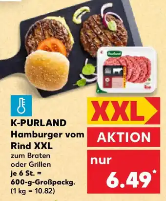 Kaufland K-PURLAND Hamburger vom Rind XXL Angebot