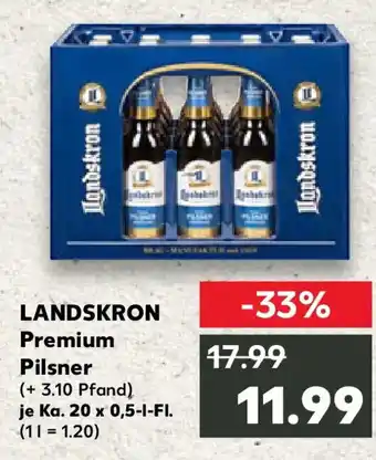 Kaufland LANDSKRON Premium Pilsner Angebot