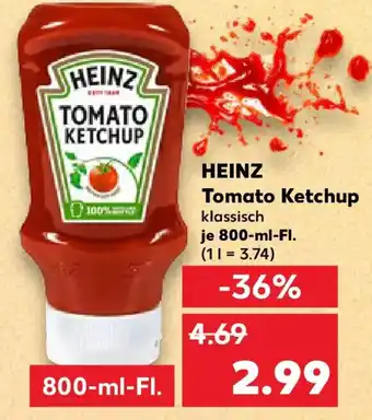 Kaufland HEINZ Tomato Ketchup Angebot