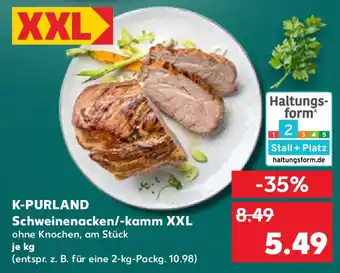 Kaufland K-PURLAND Schweinenacken/-kamm XXL Angebot