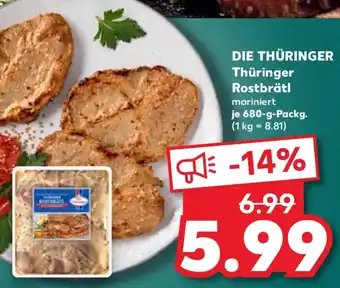 Kaufland DIE THÜRINGER Thüringer Rostbrätl Angebot