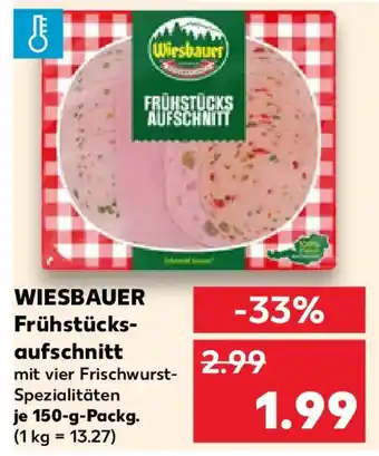 Kaufland WIESBAUER Frühstücks-aufschnitt Angebot