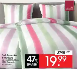 Zurbrüggen Primera Soft Seersucker Bettwäsche Angebot