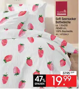 Zurbrüggen Primera Soft Seersucker Bettwäsche Angebot