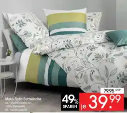 Zurbrüggen Mako-Satin Bettwäsche Angebot