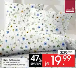 Zurbrüggen Satin Bettwäsche Angebot
