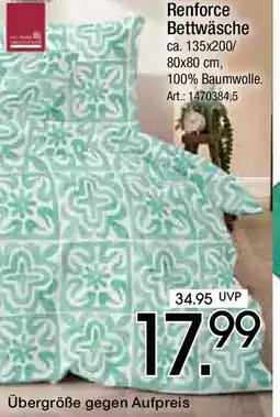 Zurbrüggen Renforce Bettwäsche Angebot