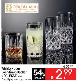 Zurbrüggen Nachtmann Whisky- oder Longdrink-Becher Noblesse Angebot
