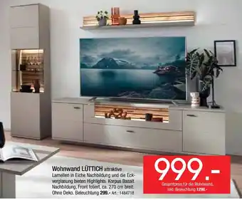 Zurbrüggen Wohnwand Lüttich Angebot