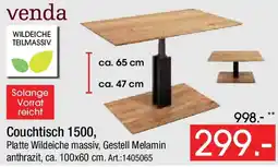 Zurbrüggen Venda Couchtisch 1500 Angebot
