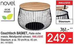 Zurbrüggen Novel Couchtisch Basket Angebot