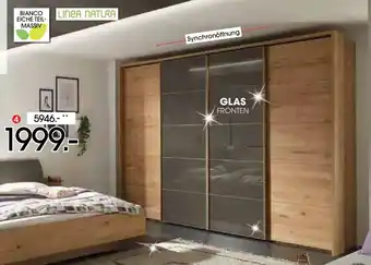 Zurbrüggen Linea Natura Schwebetürenschrank 4-trg. Angebot