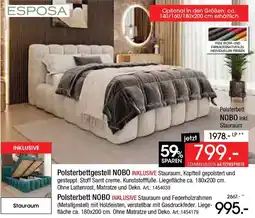 Zurbrüggen Esposa Polsterbettgestell Nobo Angebot