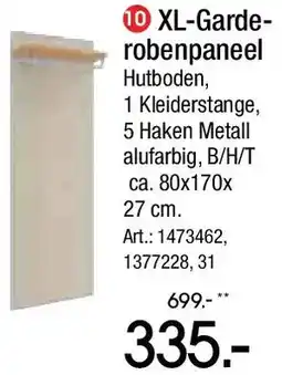 Zurbrüggen XL-Garderobenpaneel Angebot