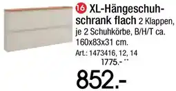 Zurbrüggen XL-Hängeschuhschrank flach Angebot