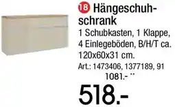 Zurbrüggen Hängeschuhschrank Angebot