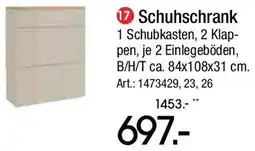 Zurbrüggen Schuhschrank Angebot