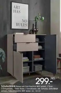 Zurbrüggen Schuhschrank Angebot