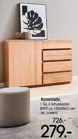 Zurbrüggen Linea Natura Kommode Angebot