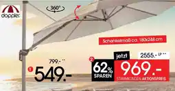 Zurbrüggen Doppler Pendelschirm Active Angebot