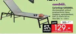 Zurbrüggen ambia GARDEN Gartenliege KARAMBA Angebot