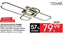 Zurbrüggen novel LED Deckenleuchte ETAMIN Angebot