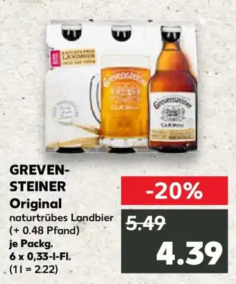 Kaufland GREVENSTEINER Original Angebot