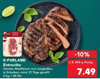 Kaufland K-PURLAND Entrecôte Angebot