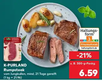 Kaufland K-PURLAND Rumpsteak Angebot