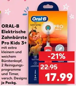 Kaufland ORAL-B Elektrische Zahnbürste Pro Kids 3+ Angebot