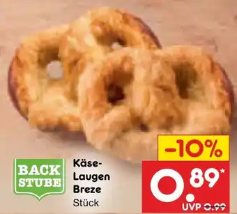 Netto Marken-Discount BACK STUBE Käse-Laugen Breze Angebot