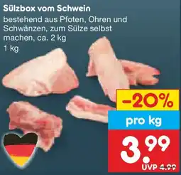 Netto Marken-Discount Sülzbox vom Schwein Angebot