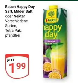 Globus Rauch Happy Day Saft, Milder Saft oder Nektar Angebot