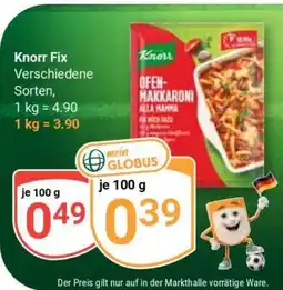 Globus Knorr Fix Angebot