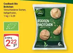 Globus Coolback Bio Brötchen Angebot