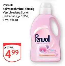 Globus Perwoll Feinwaschmittel Flüssig Angebot