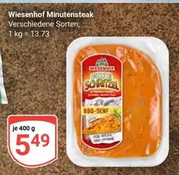 Globus Wiesenhof Minutensteak Angebot
