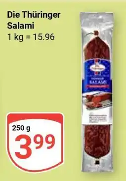 Globus Die Thüringer Salami Angebot
