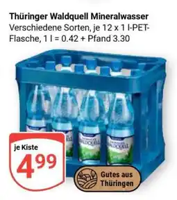 Globus Thüringer Waldquell Mineralwasser Angebot