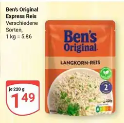 Globus Ben’s Original Express Reis Angebot